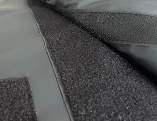 Prvi dodir s toplinom Prvi sloj infracrvene deke Thermo Shape – površinski materijal.